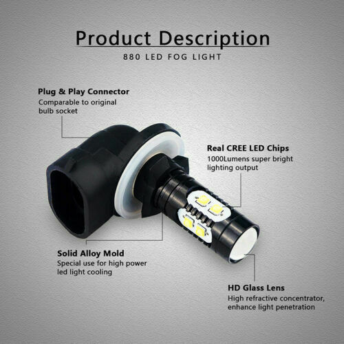 4x LED Headlights Combo Bulbs For Arctic Cat 0609-252 0609-251 High Low Beam Kit