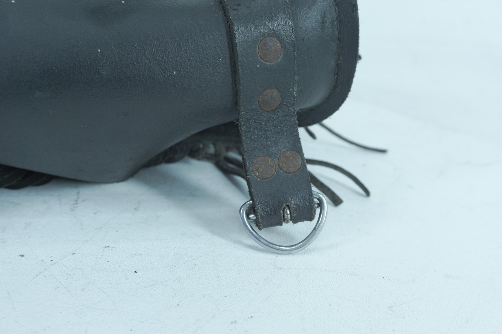 1986 Harley Sportster Limited Liberty OEM Front Onboard Tool Bag Leather Storage