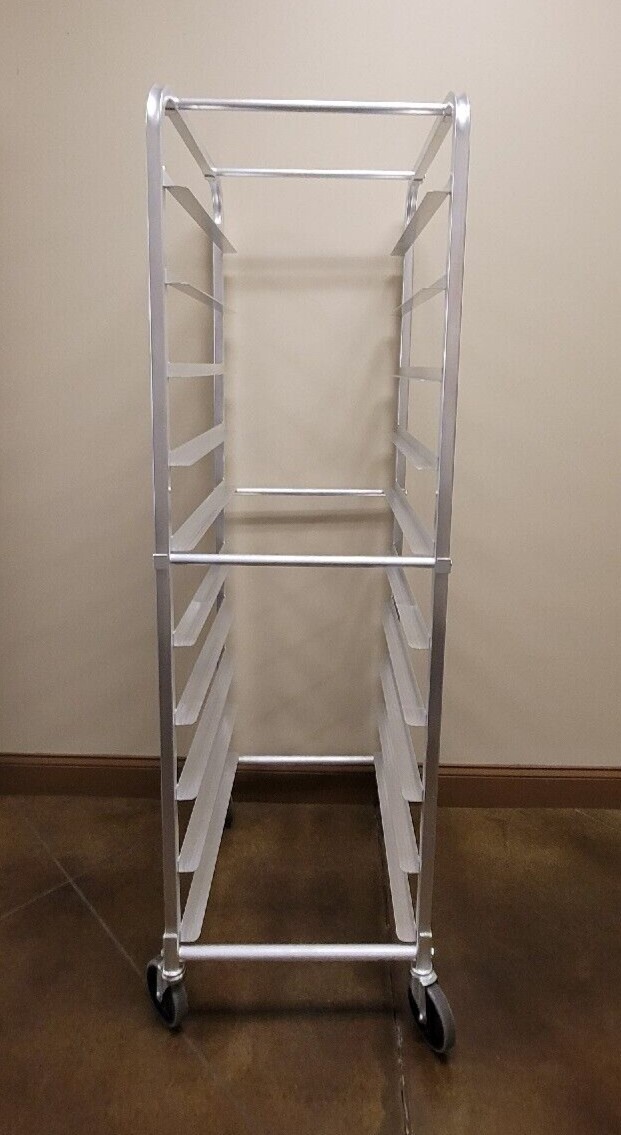 New!!! Aluminum End Load Bun and Bread Rack! Holds 10 Full or 20 Half Sheet Pans
