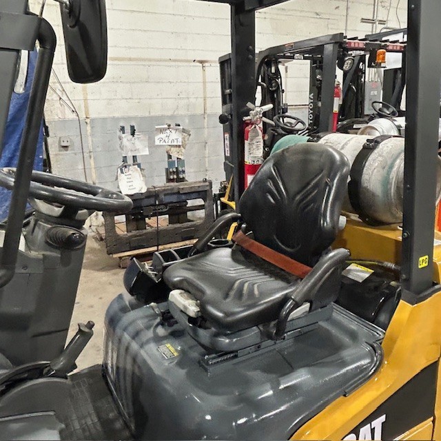 2019 Cat 2C5000 5000lb Used Forklift Triple Mast Sideshift LP Gas 5768 Hours