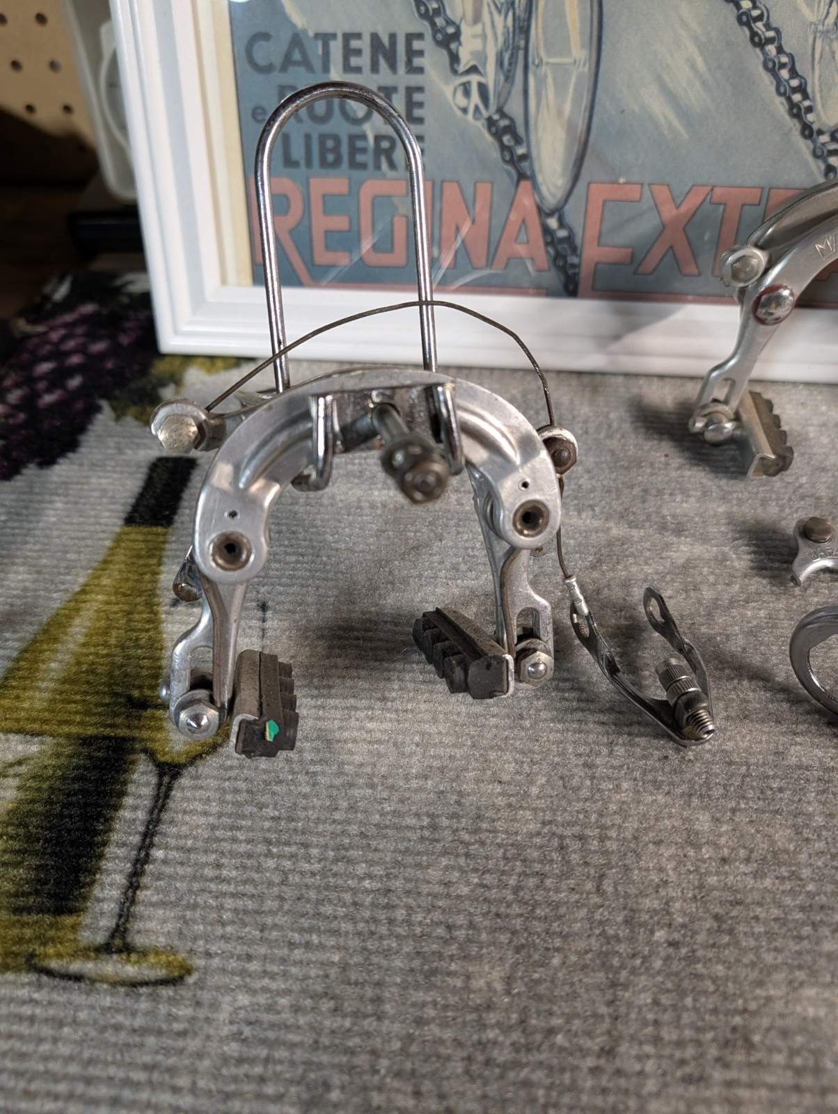 Mafac Raid Brake Calipers TA Front Rack And Hangers