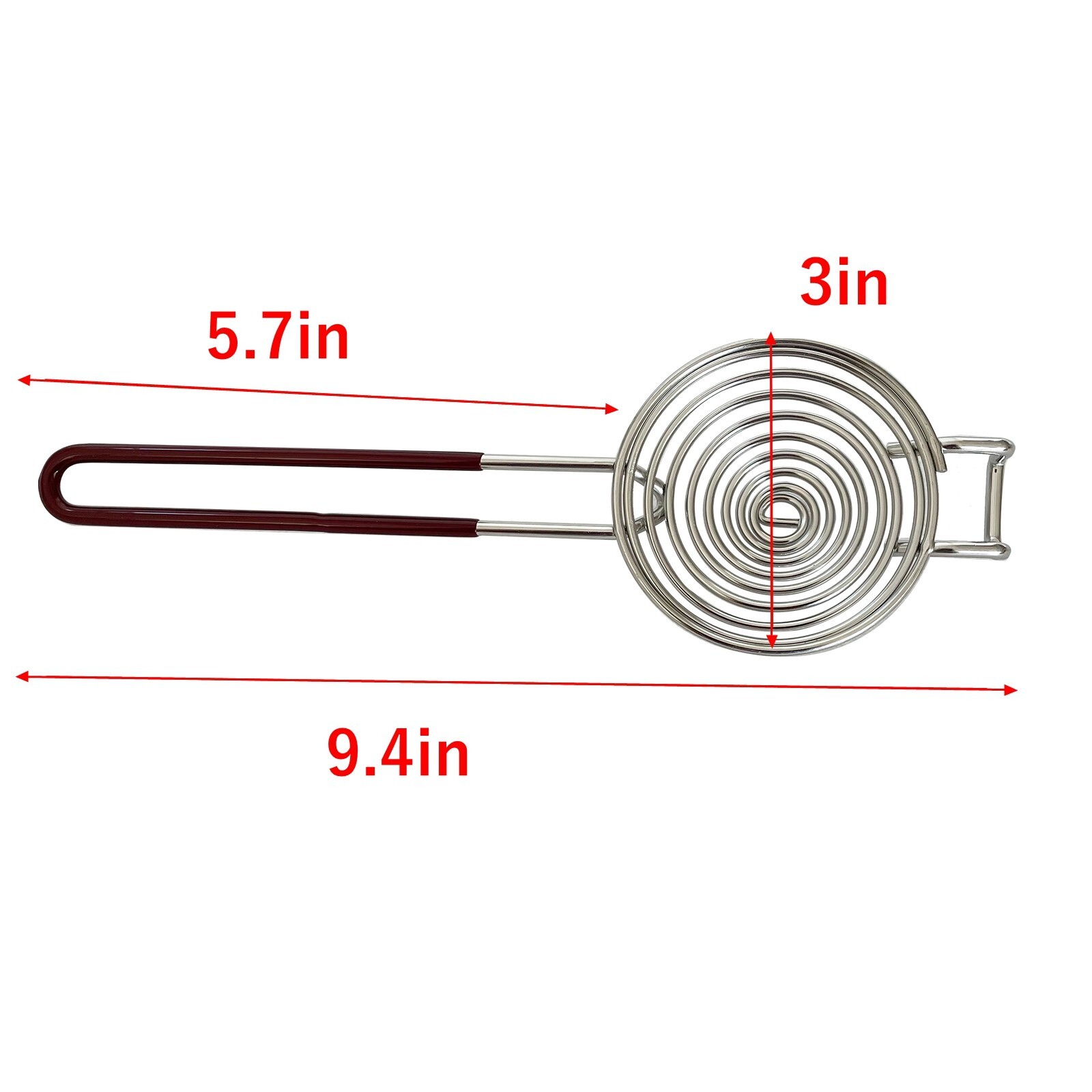 9.4" Easy Egg Yolk White Separator Kitchen Gadget Stainless Steel