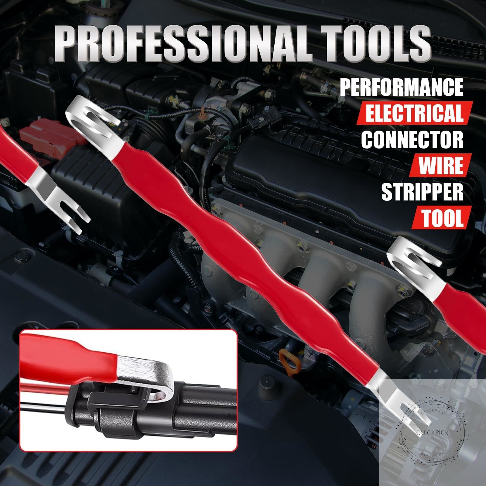 Electrical Disconnect Pliers Set, 5-Piece Professional #45 Steel Kit for Sensor