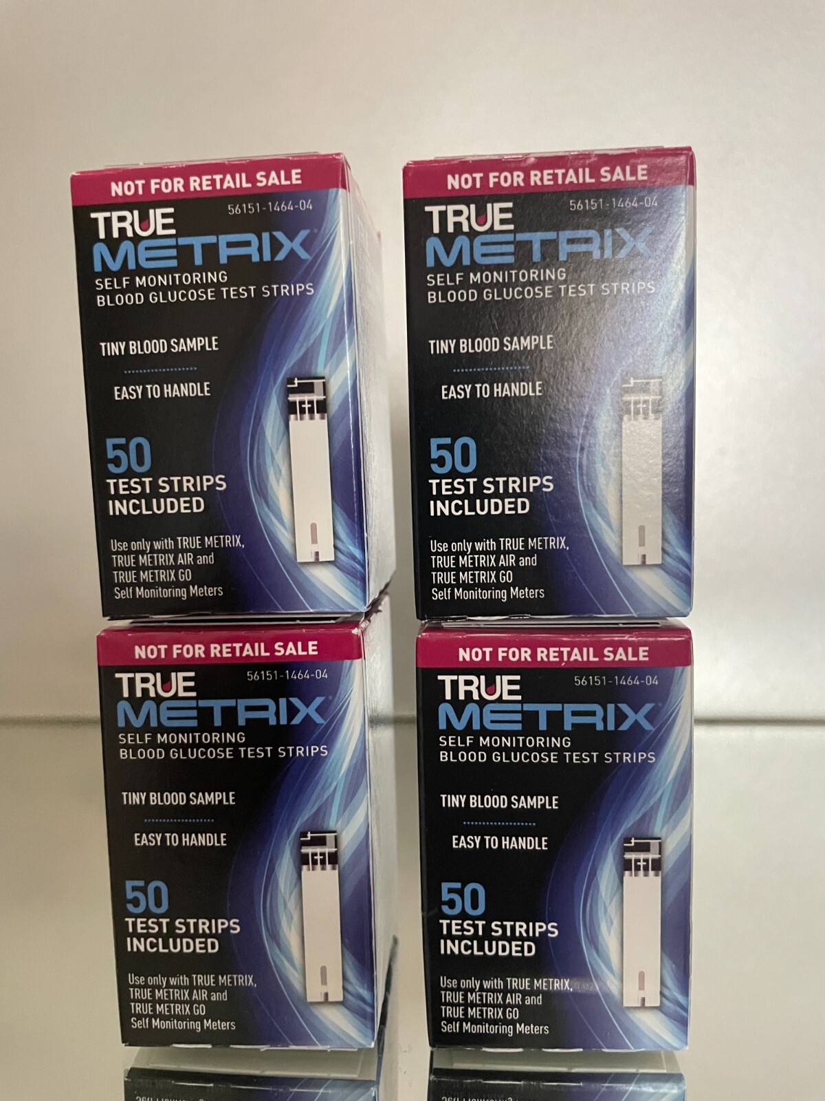 True Metrix Blood Glucose Test Strips 200 CT (4 BOXES) EXP 04/2026. FREE SHIP