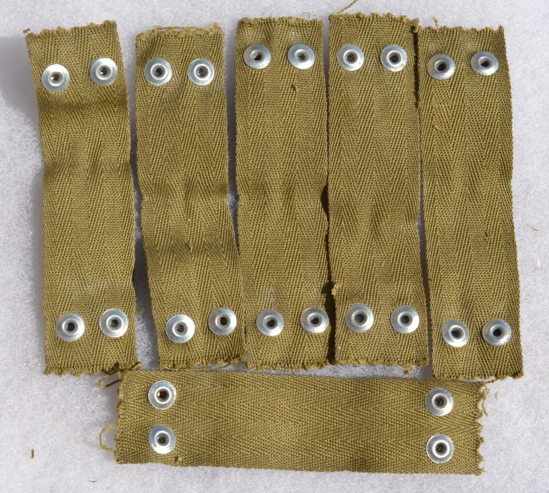 US ARMY M-1 HELMET LINER NAPE STRAP VOGT. SIZE 3 MAKER STAMP