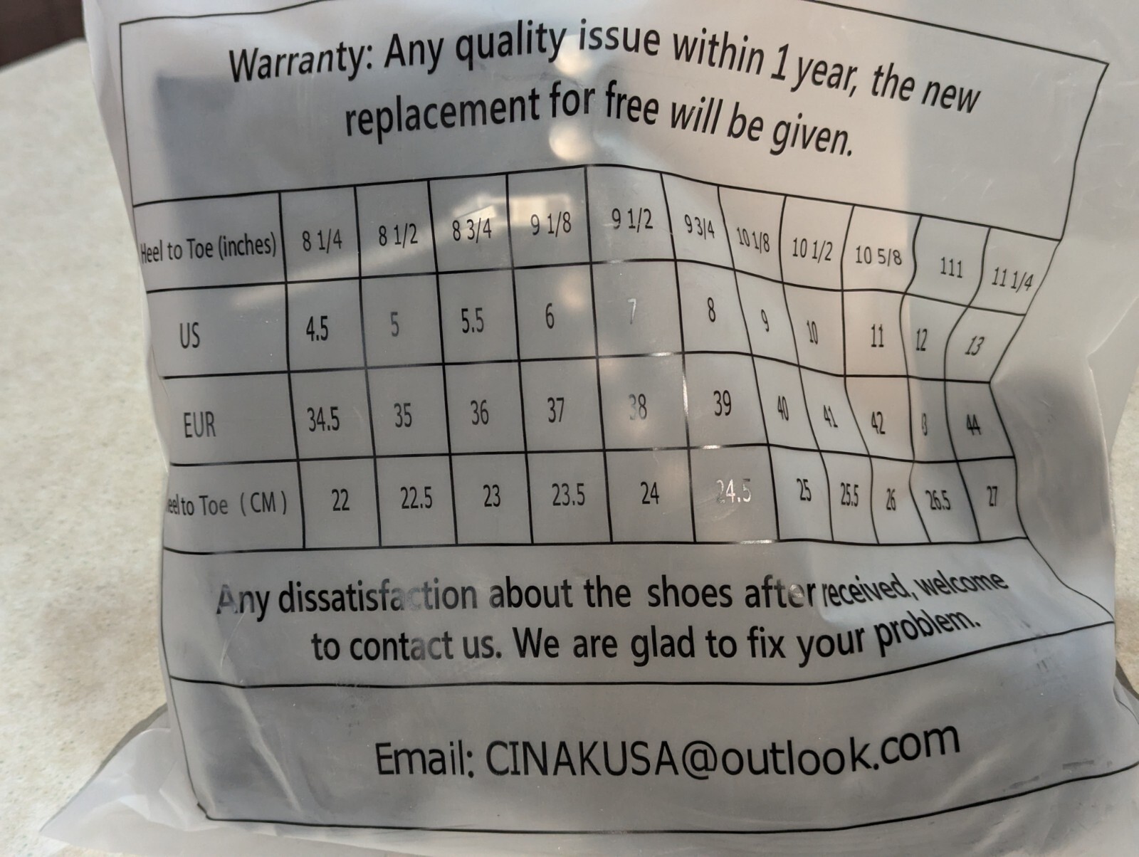 Cinak Women's Size 8 Black Combat Style Boots Zip Compartment