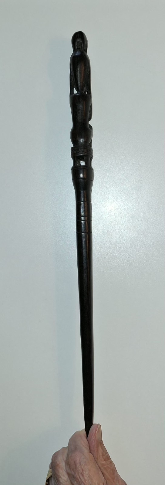 Rare Vintage Pig Trap Measuring Stick from Borneo.