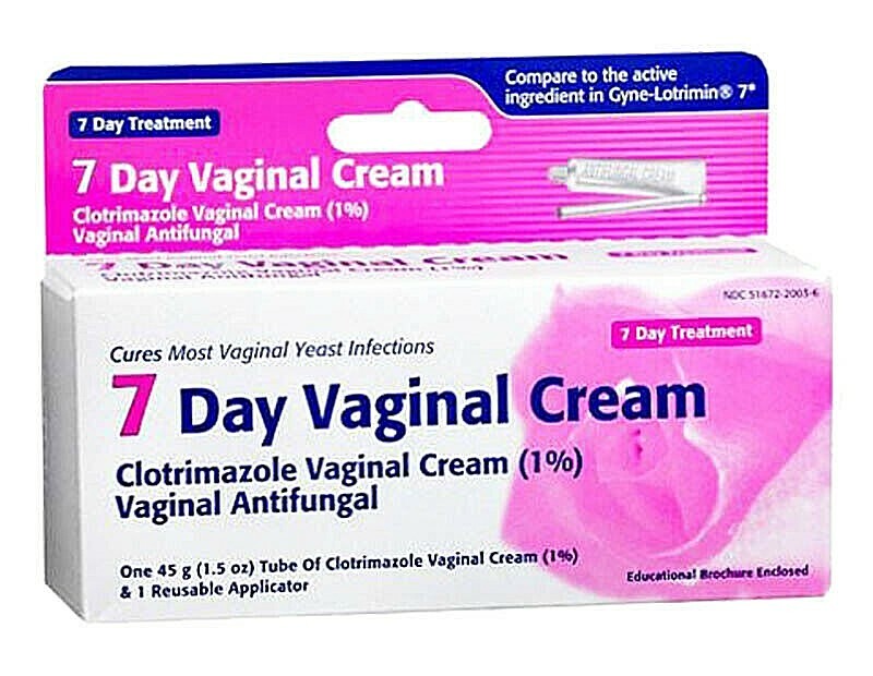7 Day Vaginal Antifungal Cream With Applicator Generic Monistat EXP 09/2027