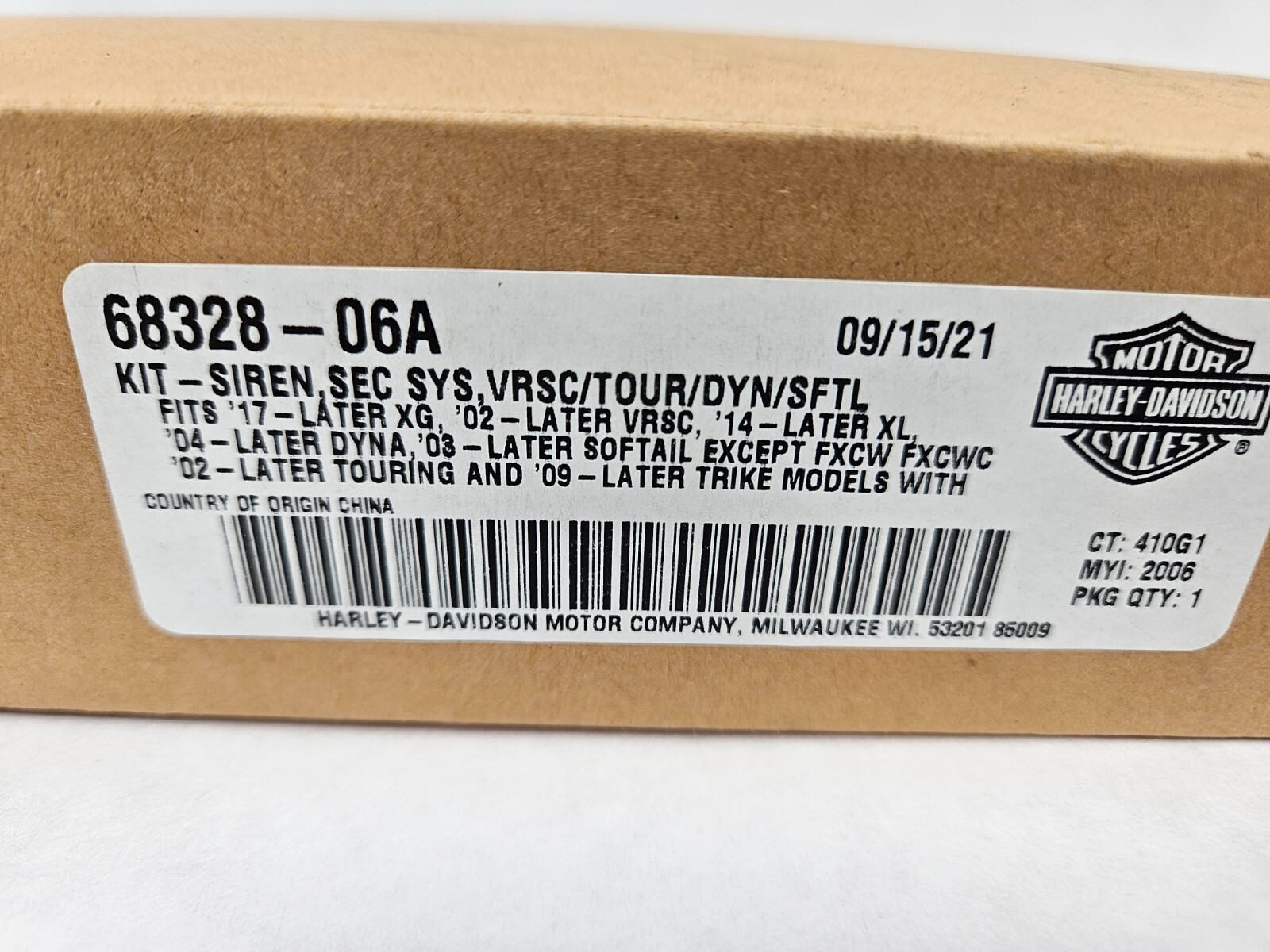 ❗ NEW Harley Davidson Security System Smart Siren II 68328-06