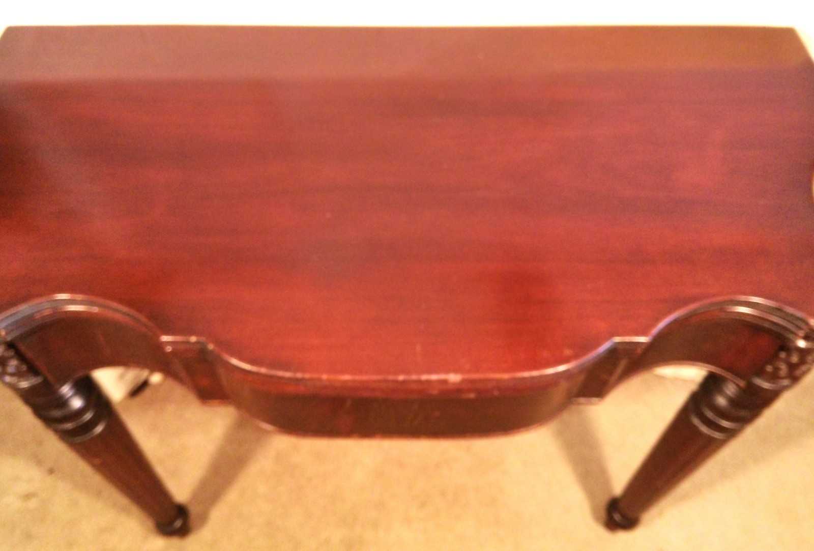 ANTIQUE 18th CENTURY MAHOGANY CARD TABLE ATTRIBUTED TO SAMUEL MCINTYRE~SALEM
