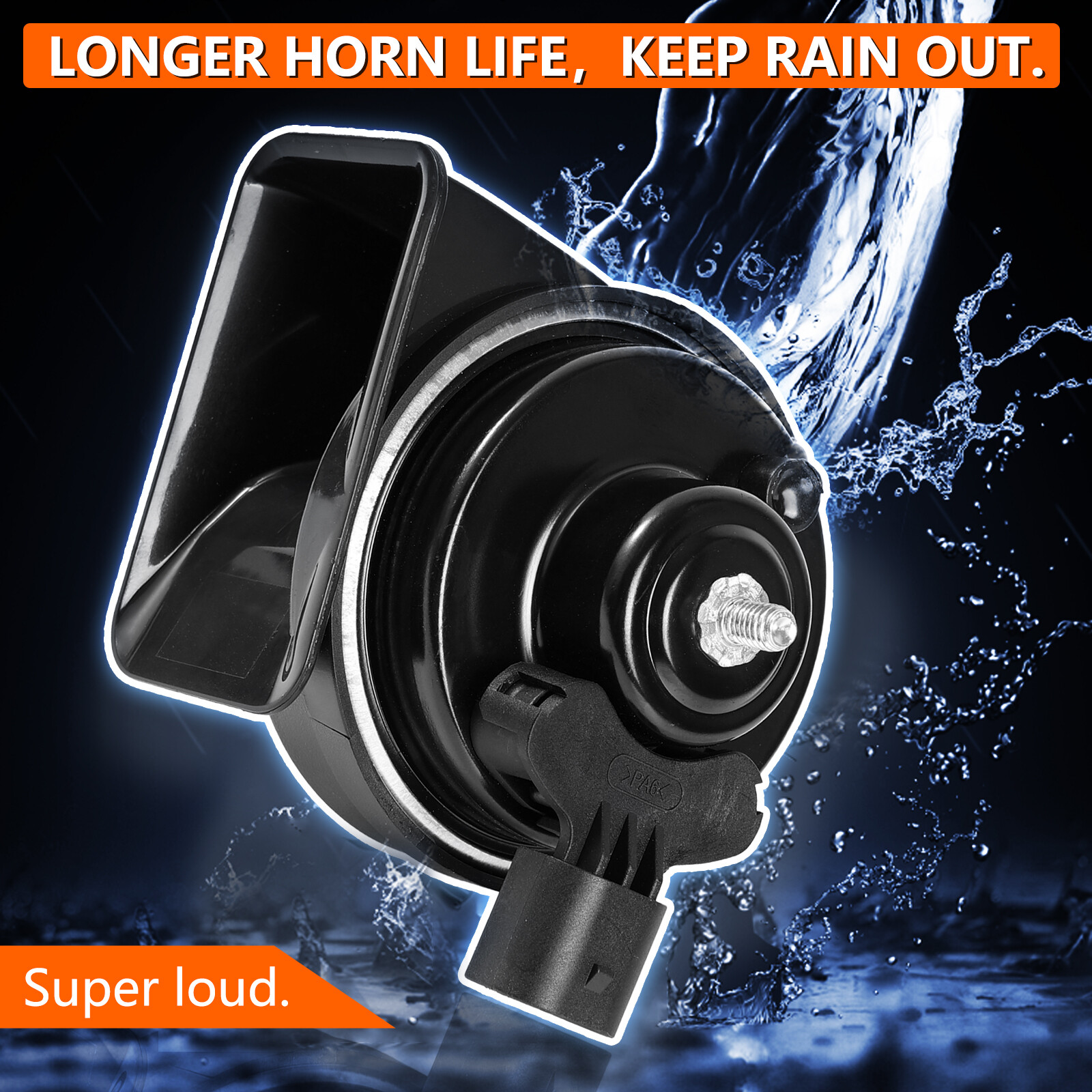 12V Pair High Low Tone 400Hz-500Hz Snail Horns For BMW F30 F31 F34 F32 F33 F36