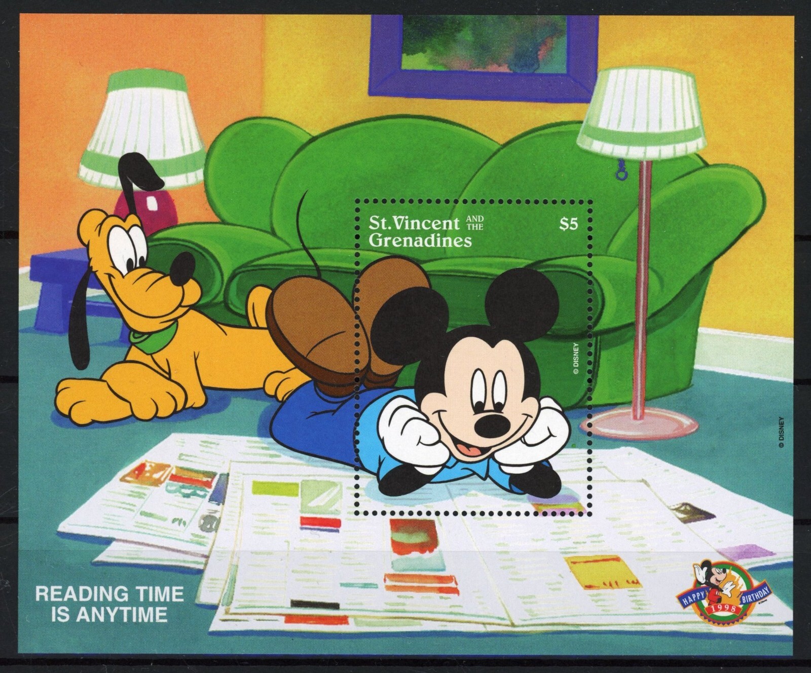 St Vincent 1998 : Disney / Mickey - Good Very Fine MNH Sheet