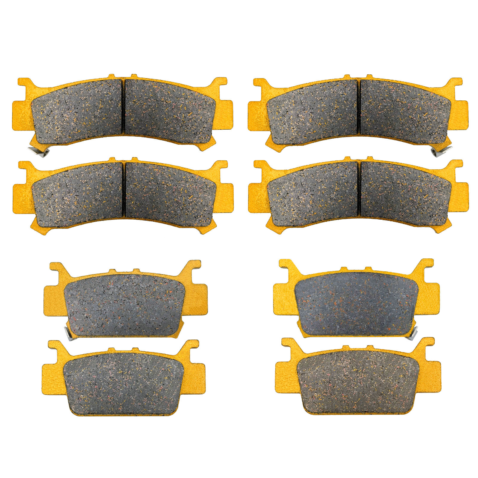 Honda Pioneer 1000/1000-5/1000-6 Ceramic Brake Pad Set Front & Rear 2016-2024