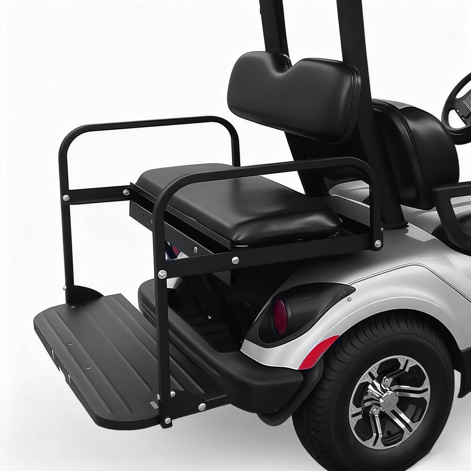 Golf Cart Flip Rear Seat Kit Black Cushion For Yamaha Drive G29 2007-2016 2013