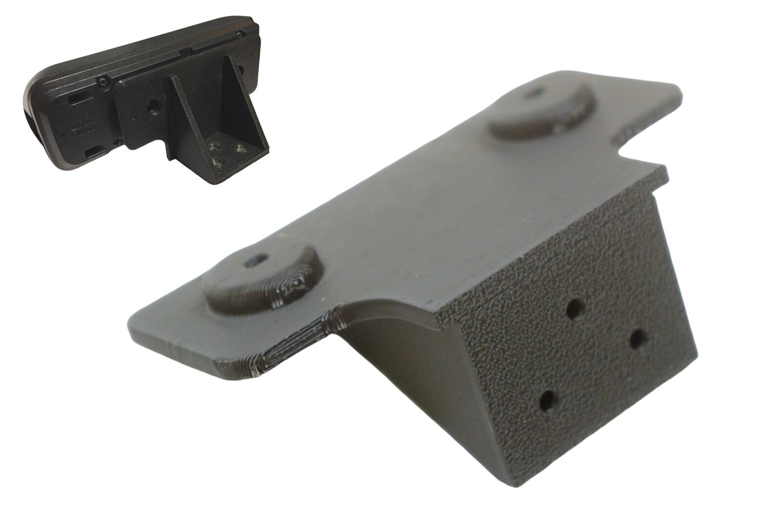 3D Undermount Bracket for Icom ID-880H Radio Head Remoted Under Desk, Car Mount