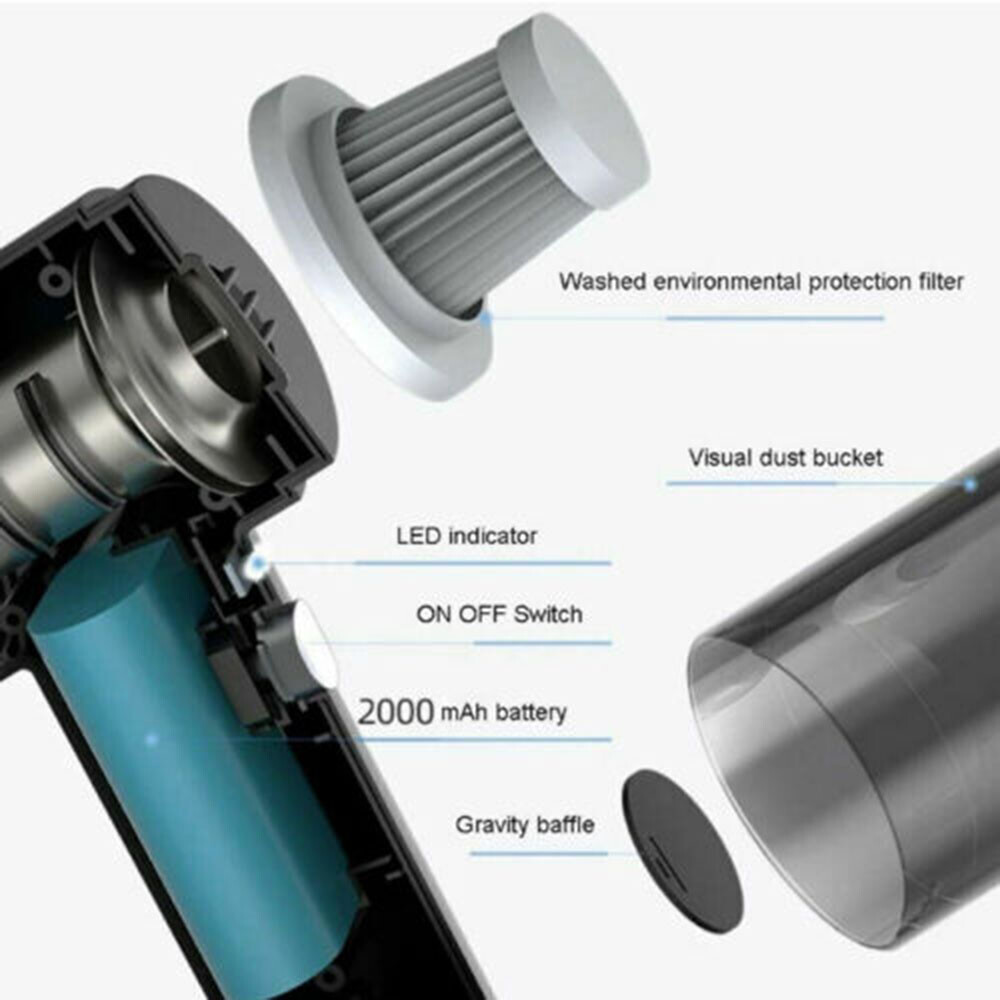 US Mini Computer Vacuum USB Keyboard Cleaner PC Laptop Brush Dust Cleaning Kits