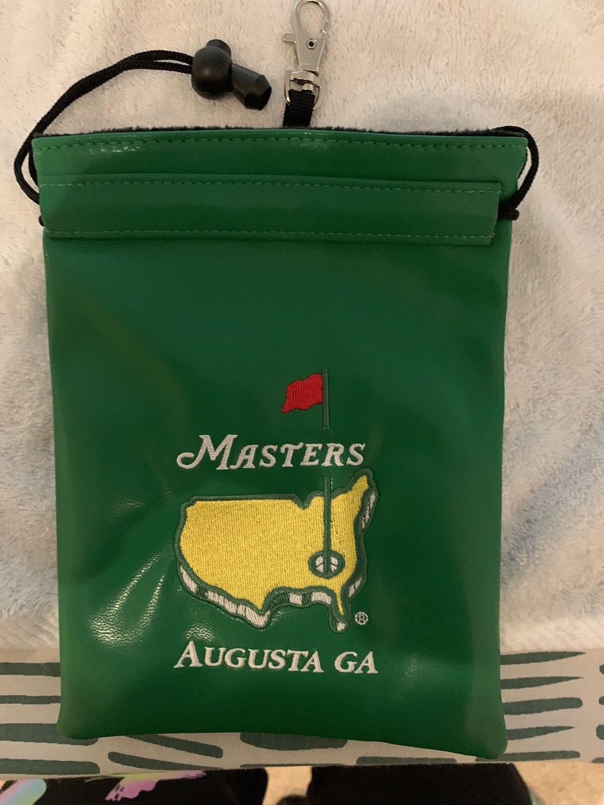 Golf Tee Pouch, 6x8 Inch Professional Golf Tee/Ball Pouch Bag-leather