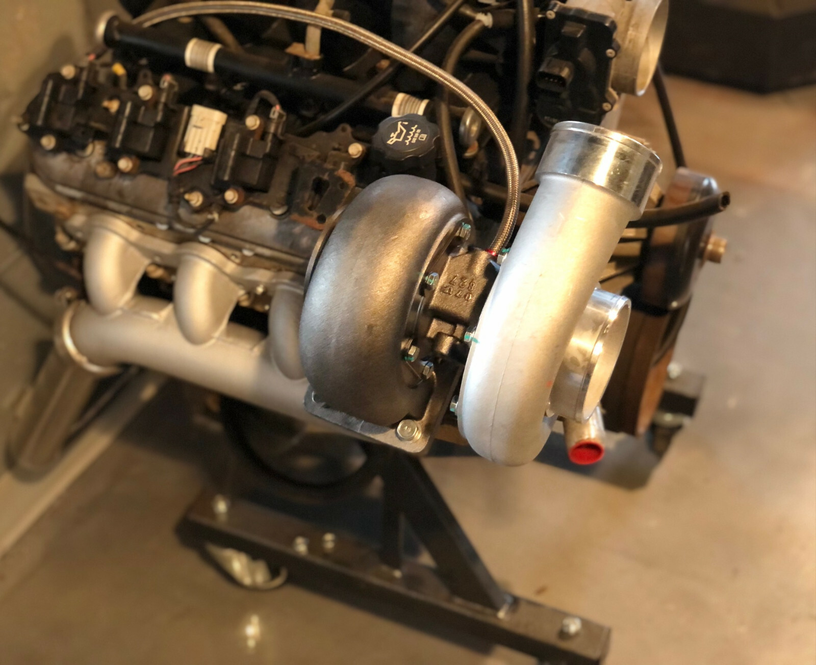 GT45 Turbo Manifold FOR Silverado Sierra Turbocharger Vortec LS 4.8 5.3 6.0 6.2