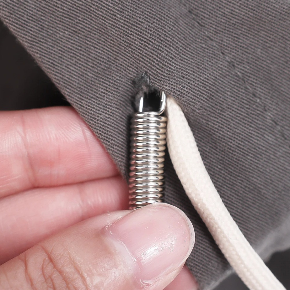 2 pcs Bendable Spring Drawstring Threader Clip for Pants Hoodies DIY Sewing