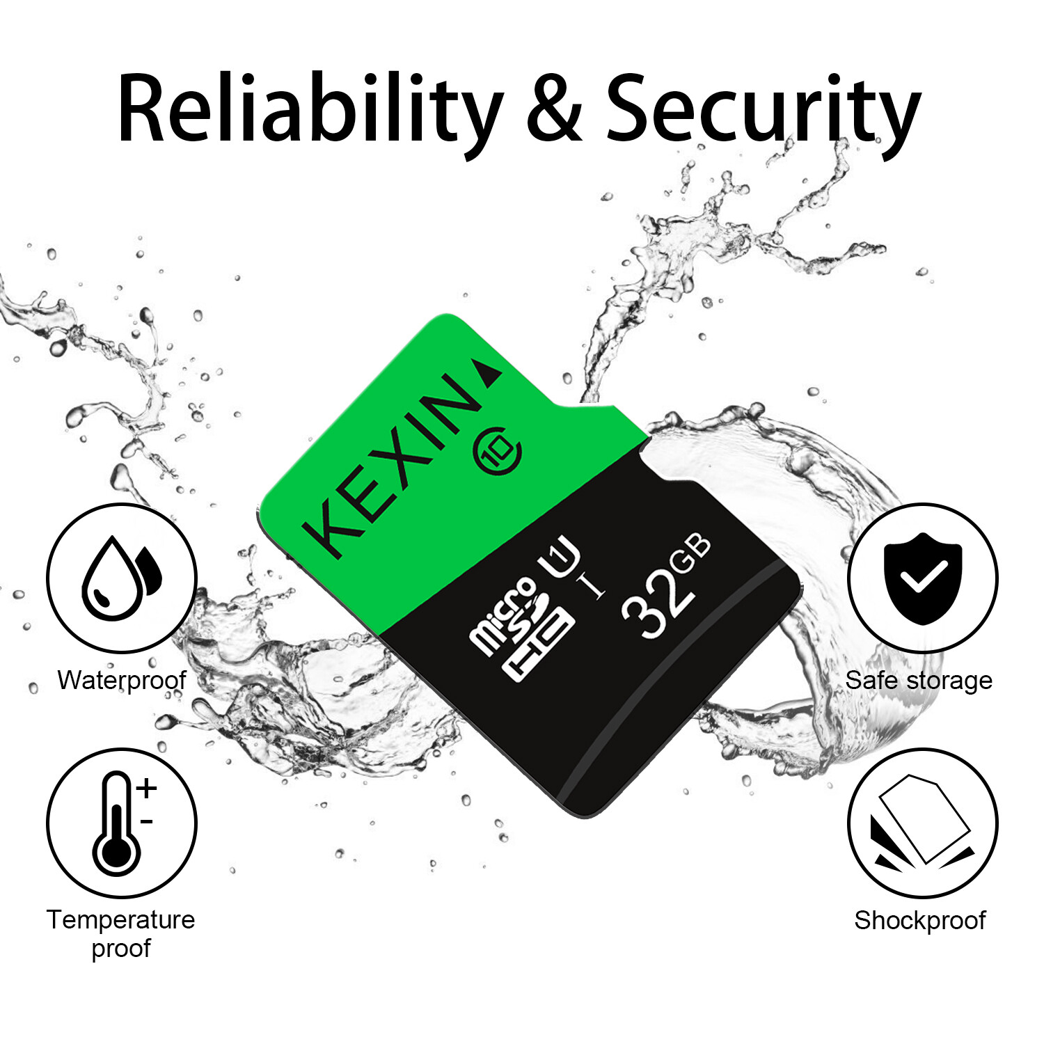 3Pack 32GB Micro SD TF Card SDHC Class 10 Flash Memory Card For Phone Camera