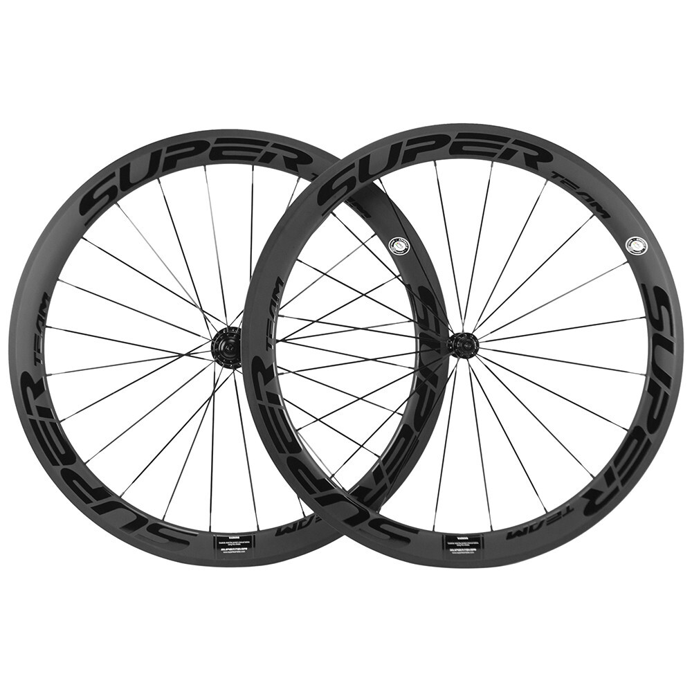 Superteam UCI Approved 50mm Carbon Wheels 25mm Road Bike Rim Brake Wheelset