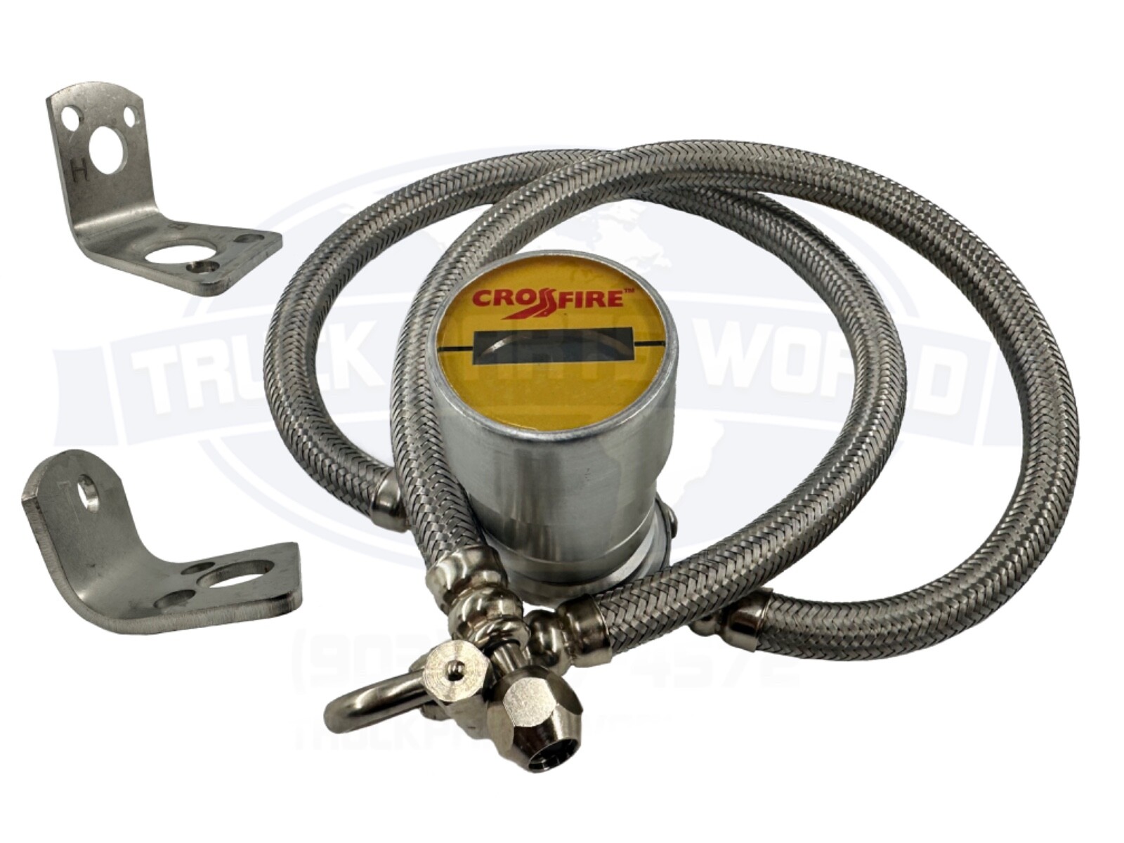 24.5 Aluminum Wheel & 100psi Tire Pressure Balancing Kit For 2 Drive Axles