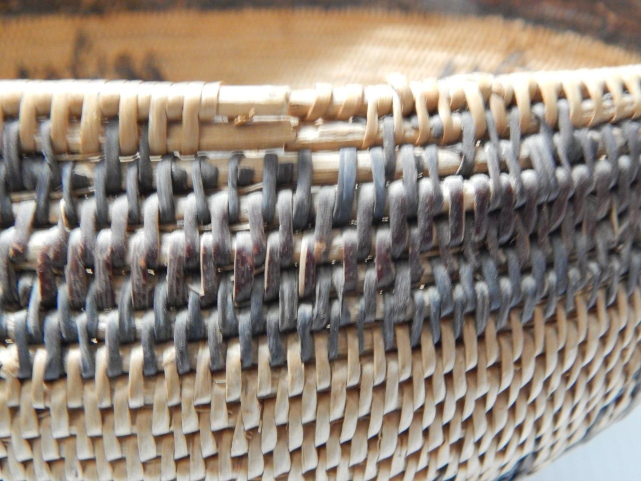 ANTIQUE HISTORIC 19th C. LARGE WASHOE CALIFORNIA INDIAN BASKET STORAGE BOWL b