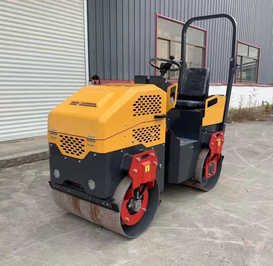 1.5Ton Gasoline Hydraulic Vibrating Tandem Asphalt Compactor Road Roller