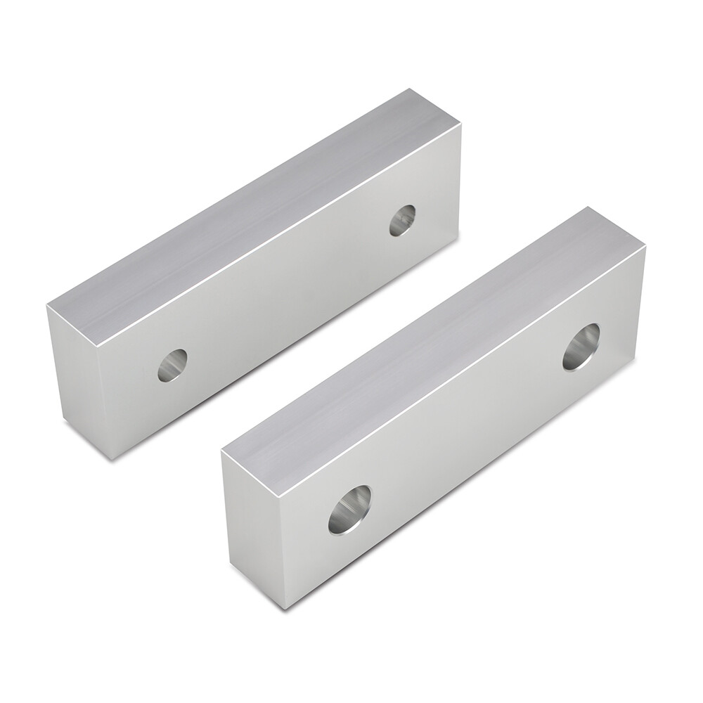 10 Packs (20pcs) 6 x 2 x 1" Standard Aluminum Soft Jaws Set Fits Kurt 6" Vises