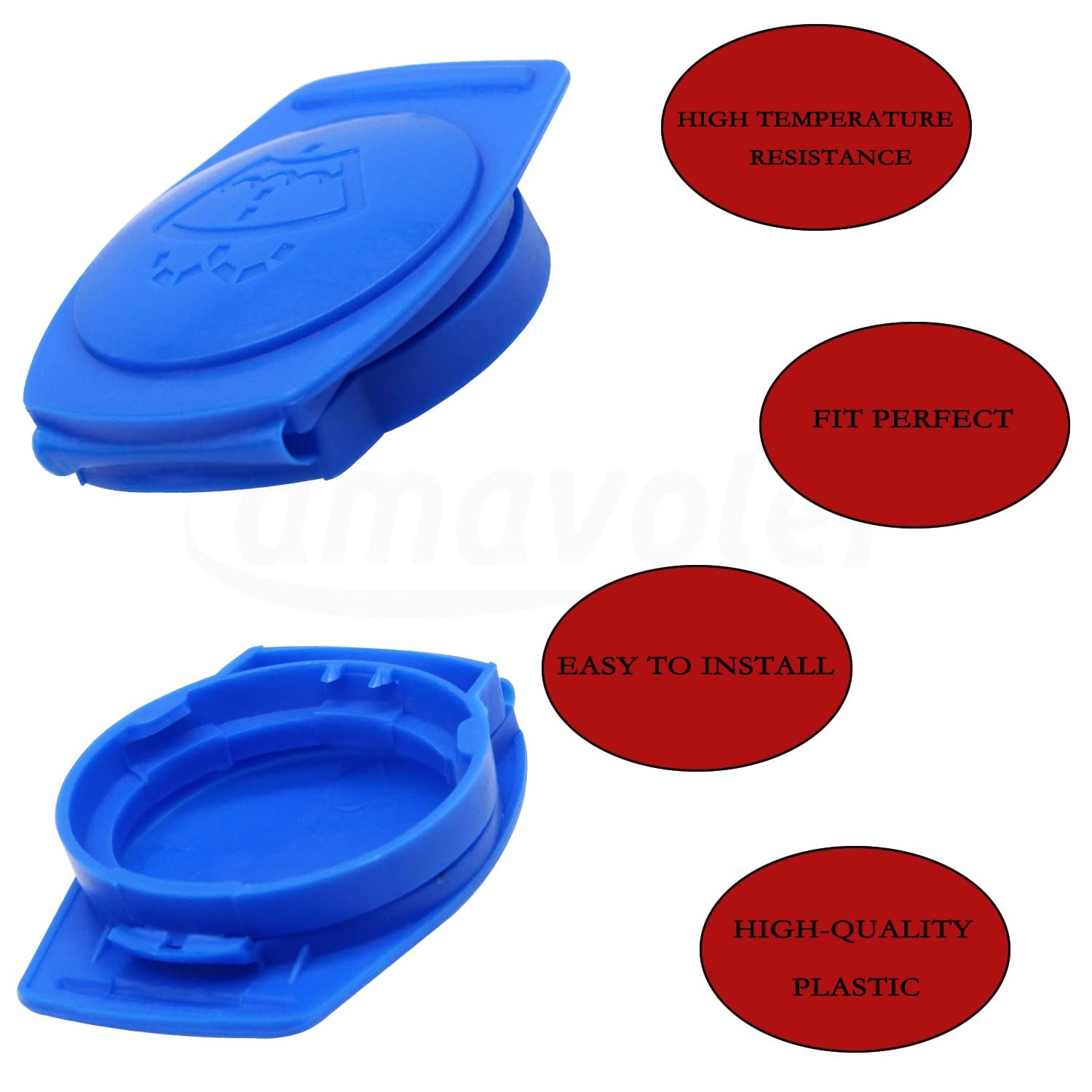 amavoler 3Q0955455 Windshield Wiper Washer Fluid Reservoir Tank Bottle Cap...