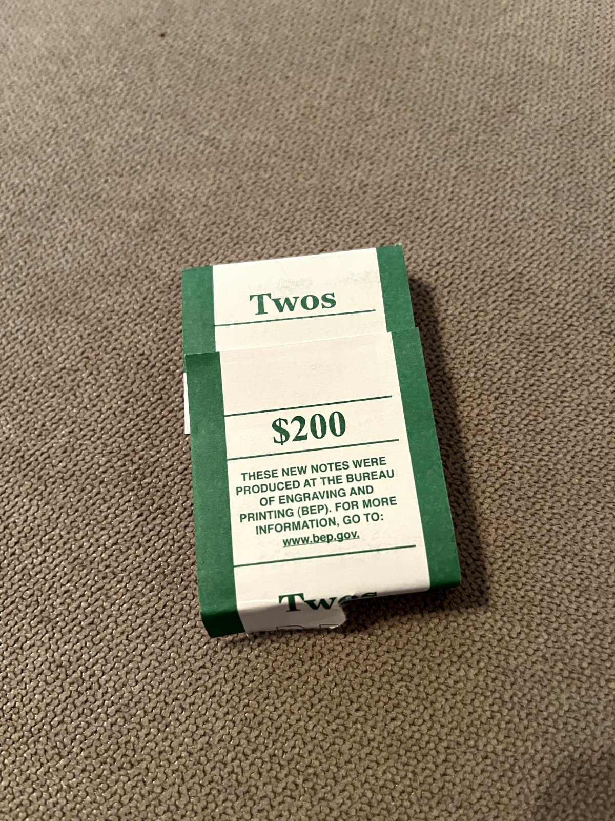 Lot of 7 RARE Crisp Two Dollar Bill Uncirculated Sequential Serial # $2 Bill