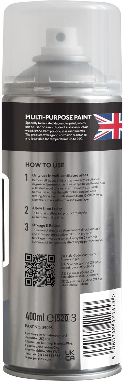 Chrome Spray Paint Smooth Chrome Finish - Multi Surface Paint Suitable For In...