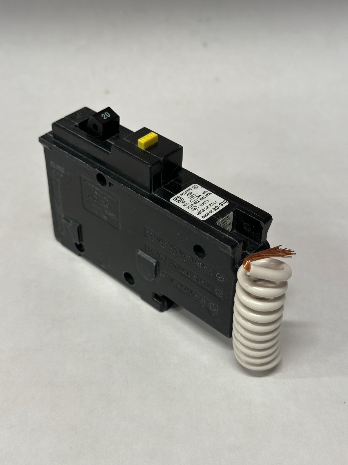 HOM120GFI Homeline, 20A, 1 pole, ground fault breakers (BOX of 10)