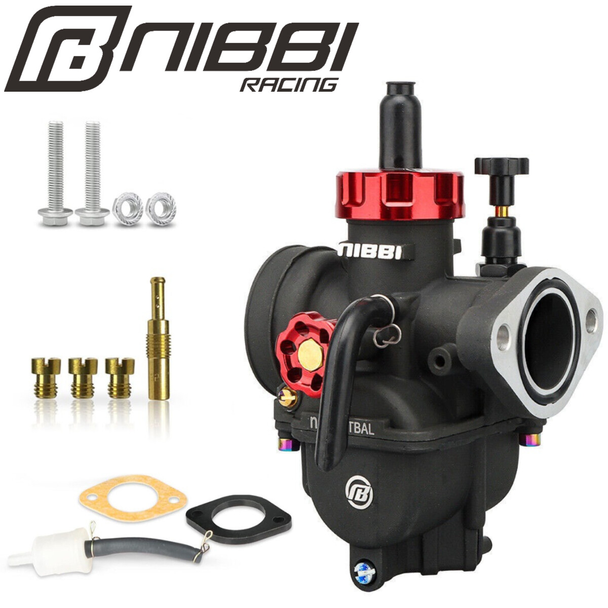 NIBBI PE 19mm Carburetor For DS80 CRF125F KLX110 SR125 DR100 BULL PREDATOR 125