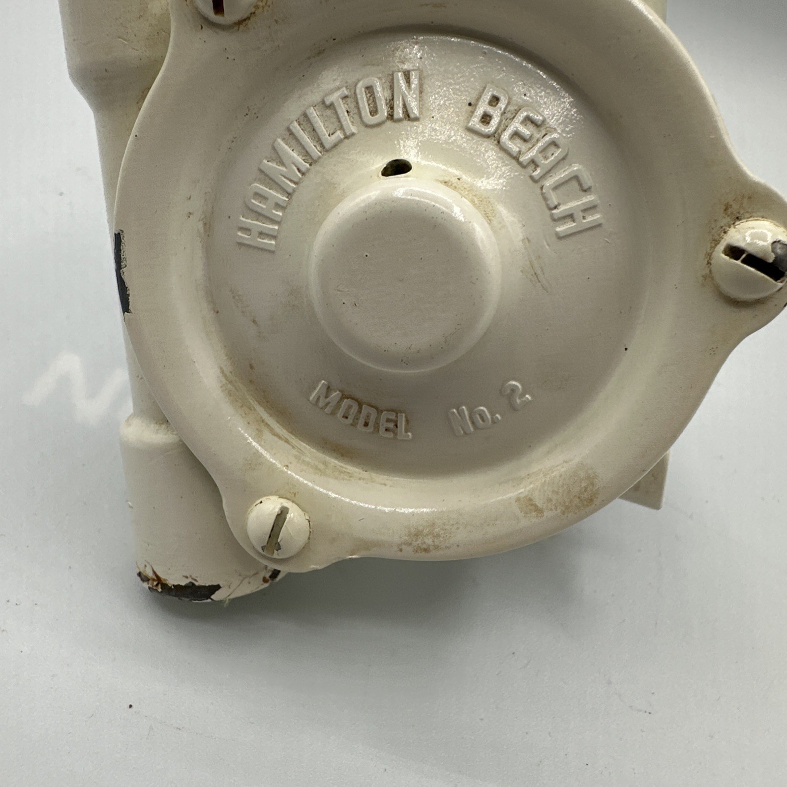 Hamilton Beach No. 2 Power Unit Model 2 Attachment Meat Grinder Slicer