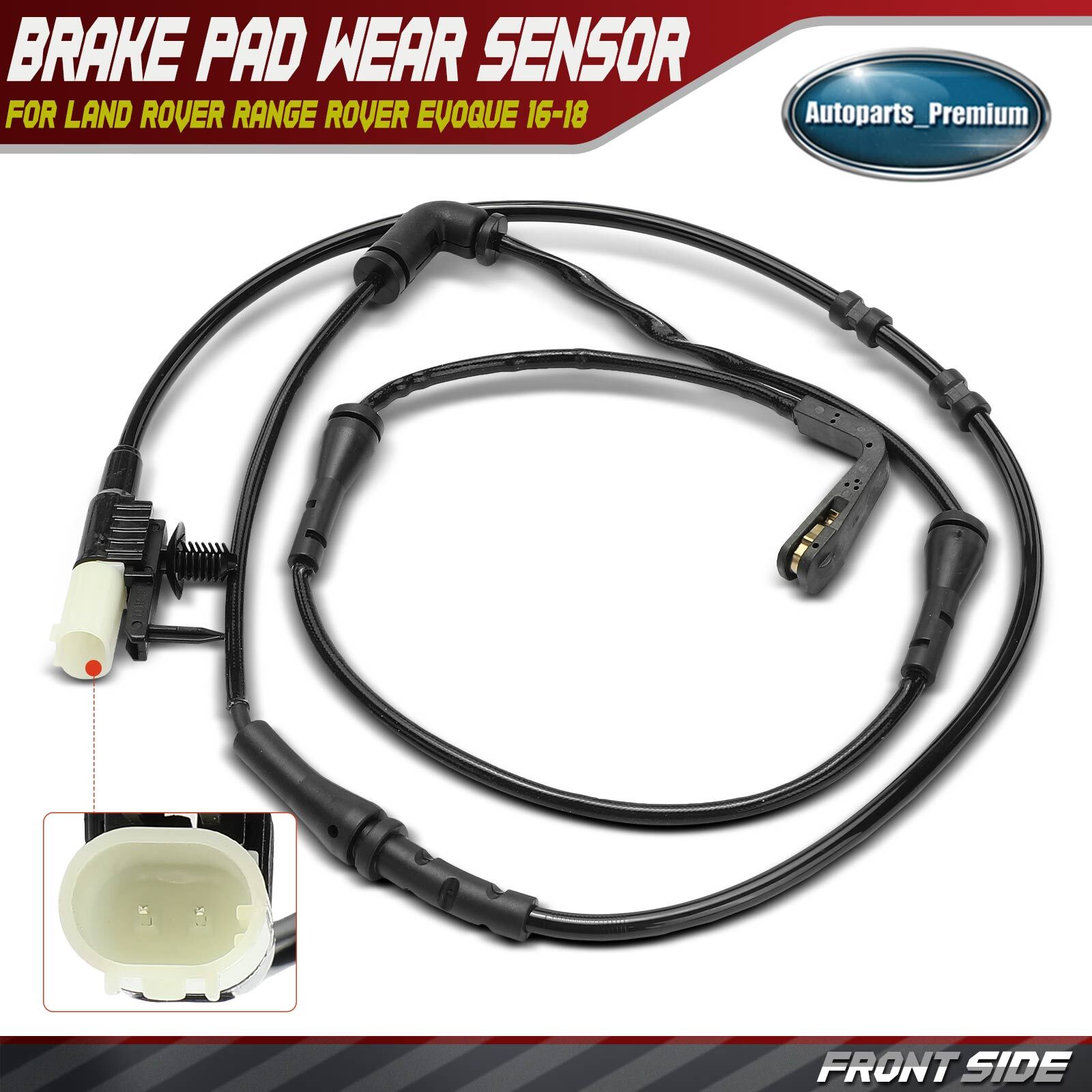 Front Side Disc Brake Pad Wear Sensor for Land Rover Range Rover Evoque 16-18