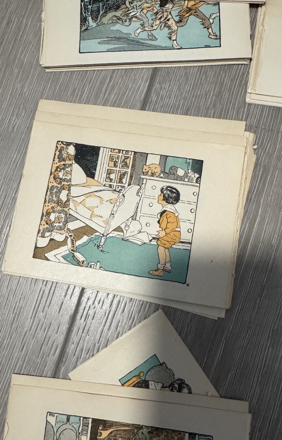 Ephemera 1928s Colorful Illustrations 50+ by Ruth Mary Hallock Children Fairy Ta