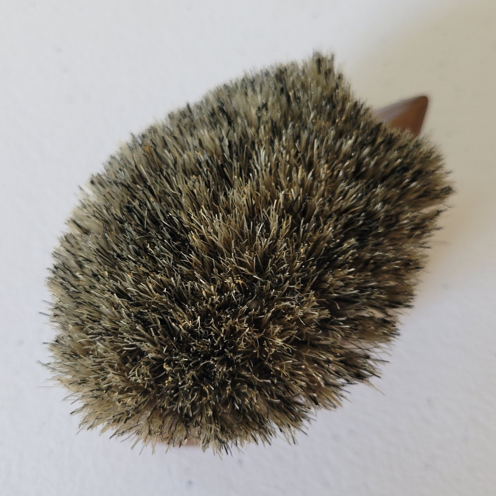 Vintage 60s Danish Teak Hedgehog Clothes Tabletop Crumb Brush MCM Shoe Cleaner