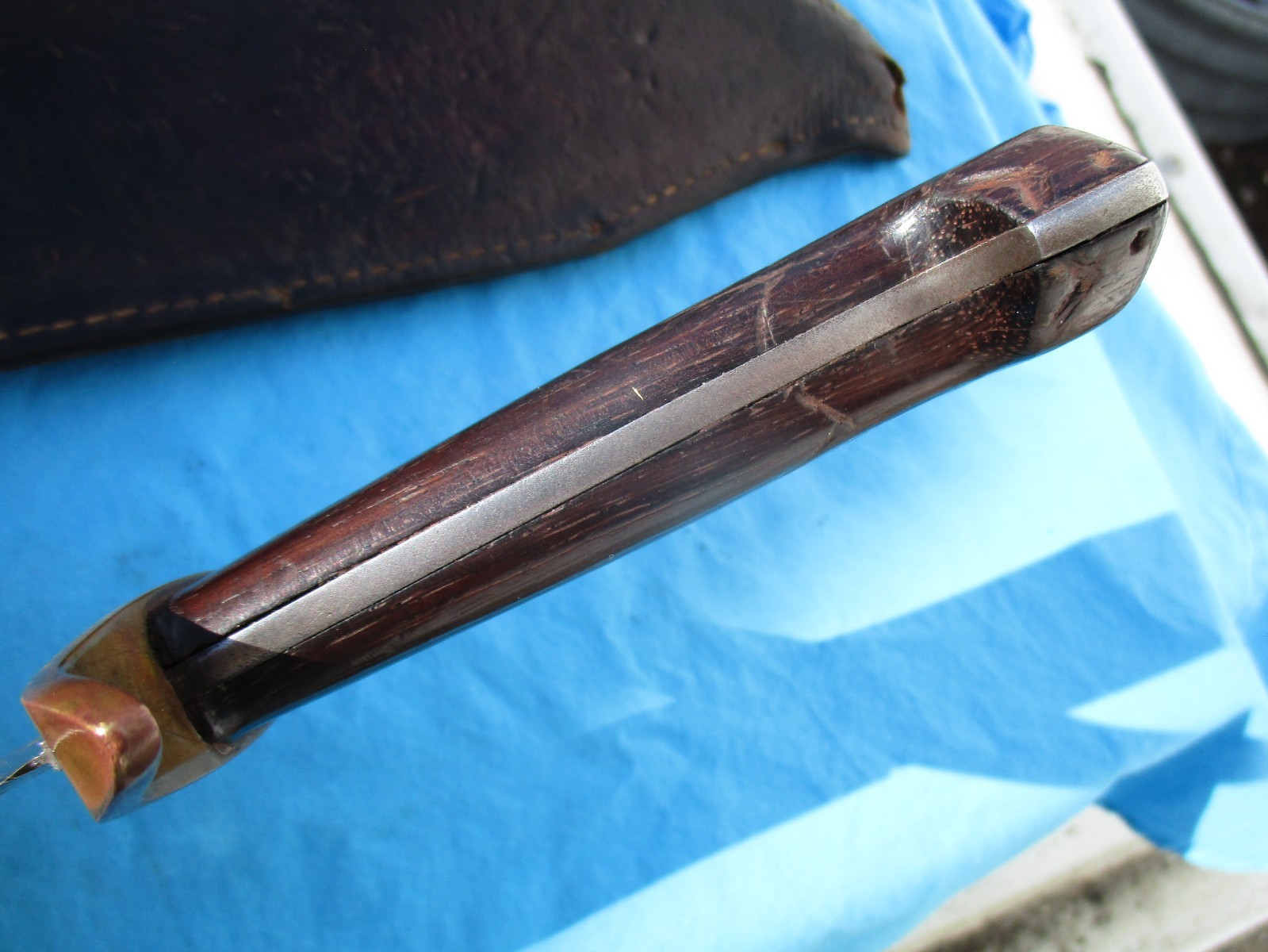 Vintage Western Bowie Knife 1960s Vietnam Era Old Used (Not Marked W49)