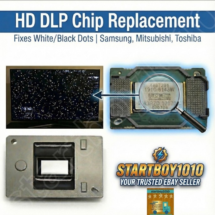 Mitsubishi DLP Chip  1910-6143W WD-73737 WD-65737 WD-65736 WD-73735 65HM167