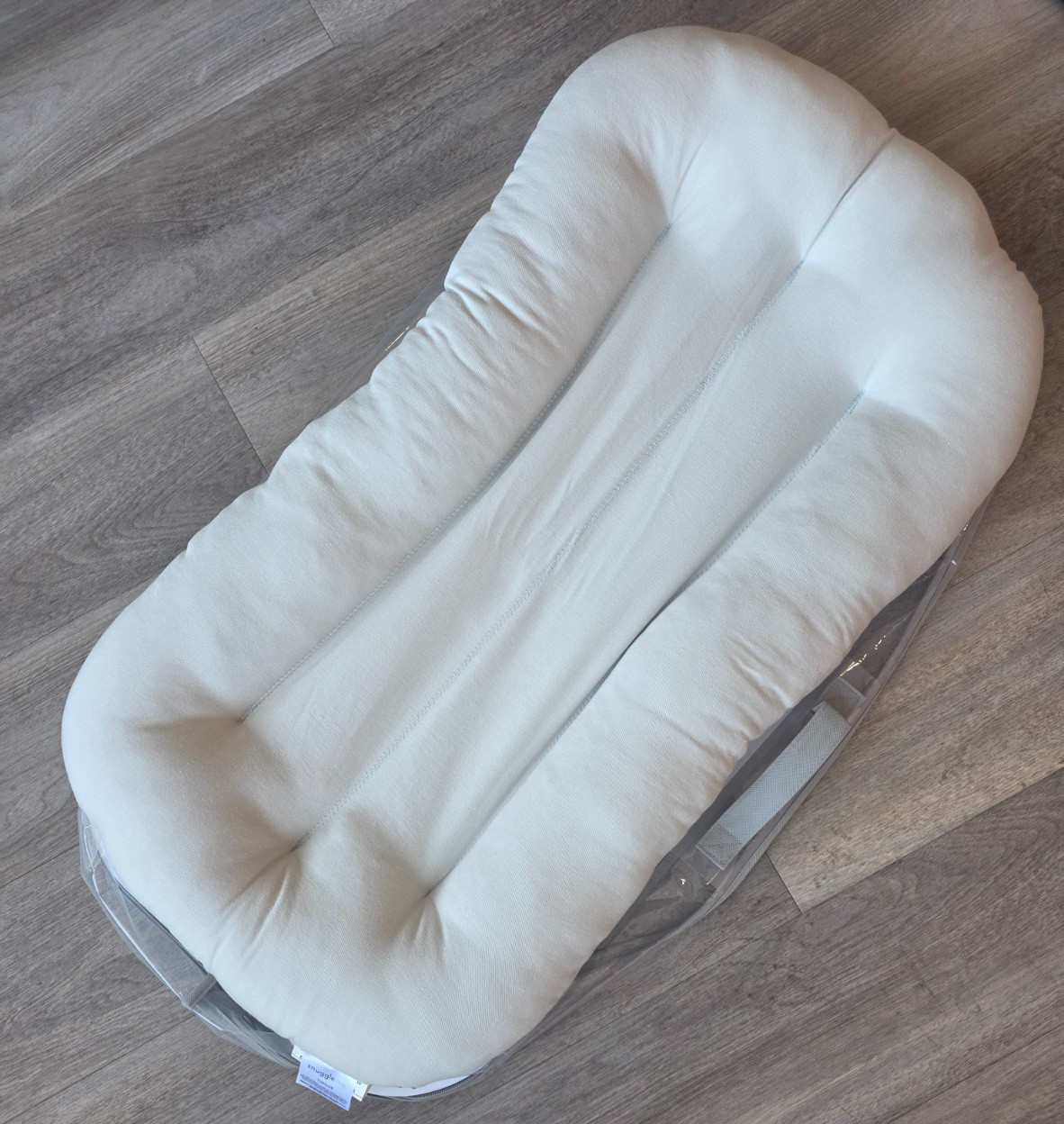 Snuggle Me Toddler Lounger Organic 100% Cotton Cover Color Sage NEW