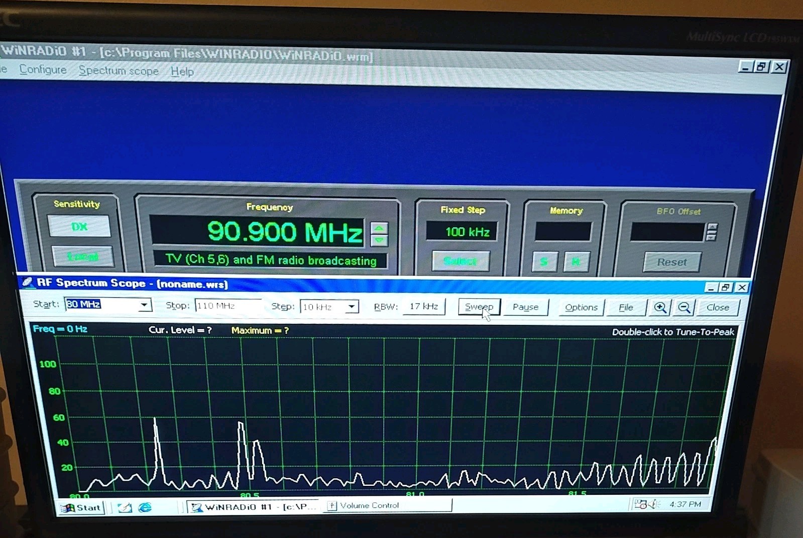 Rosetta Laboratories WinRadio WR-1000i Vintage Radio GUARANTEED WORKING TESTED