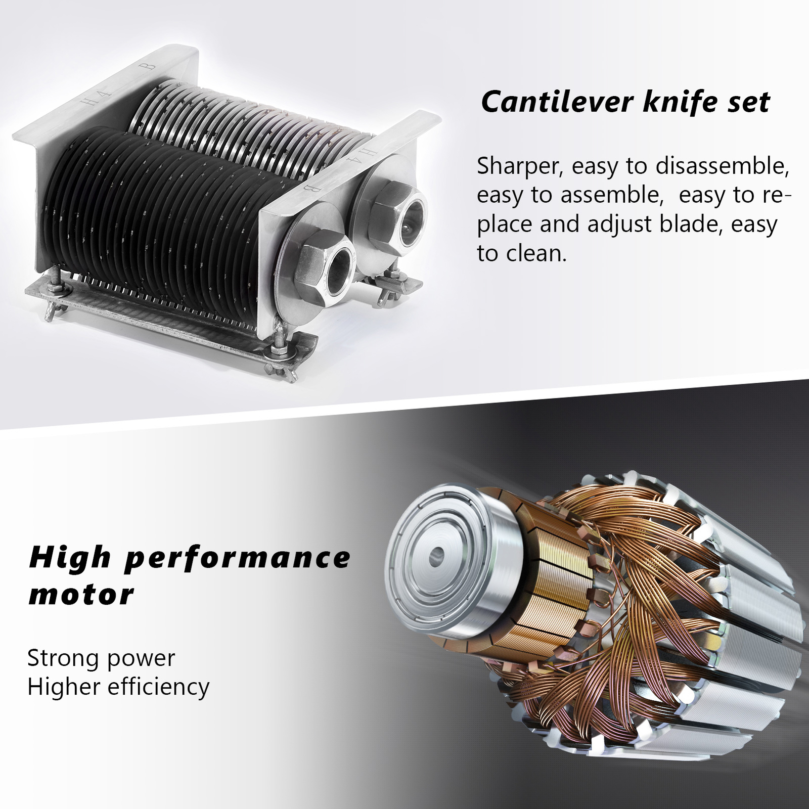 Meat Slicer with 5mm/3mm Blade Meat Cutting Machine 500KG Cutter Free Ship New