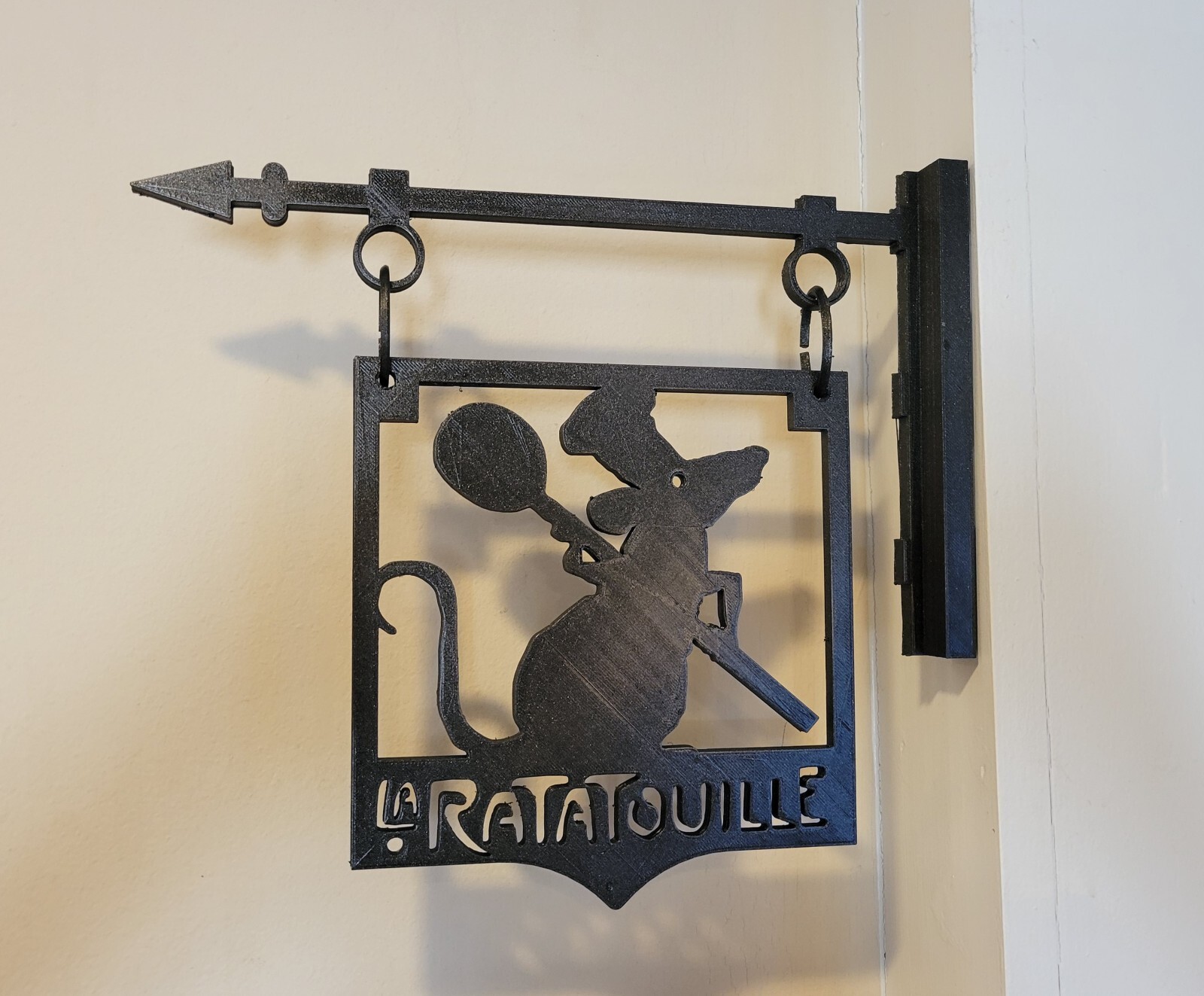 La Ratatouille Sign – Disney Kitchen Wall Art – Remy Chef Decor – French Bistro