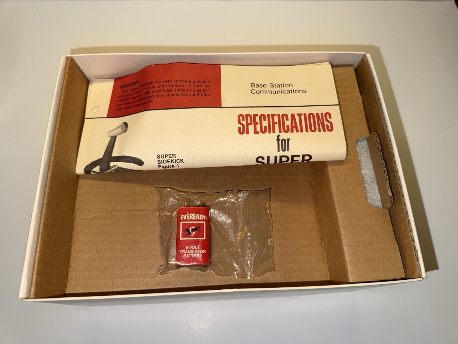Turner Super Sidekick Desk microphone CB Ham radio NIB A Collectors Mic