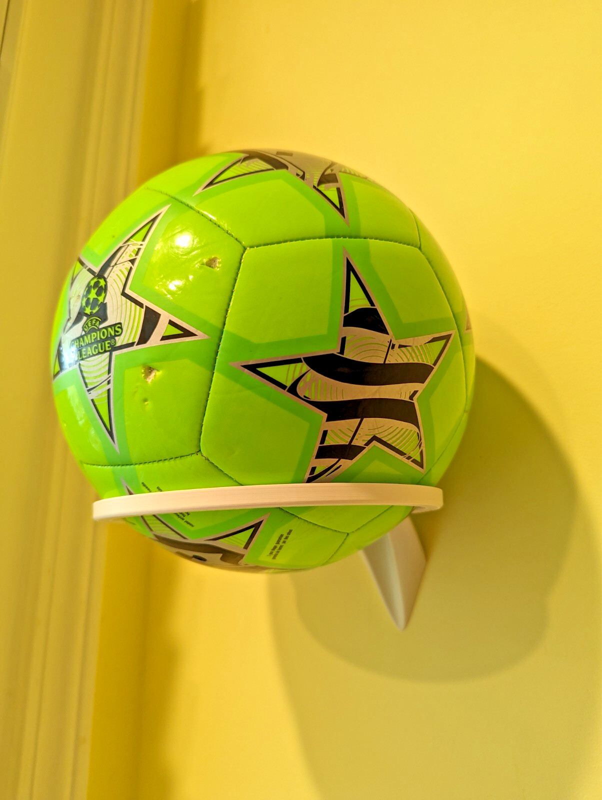 Soccer Ball Holder Display Wall Mount