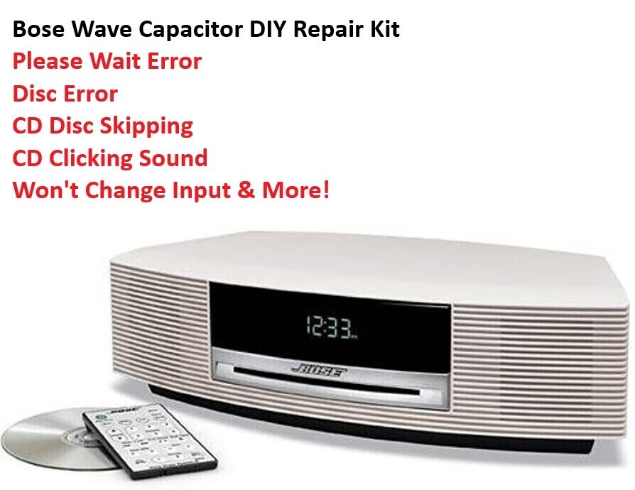 Bose Wave Music System AWRCC1 AWRCC2 AWRCCH PCB Capacitor Repair Kit Read