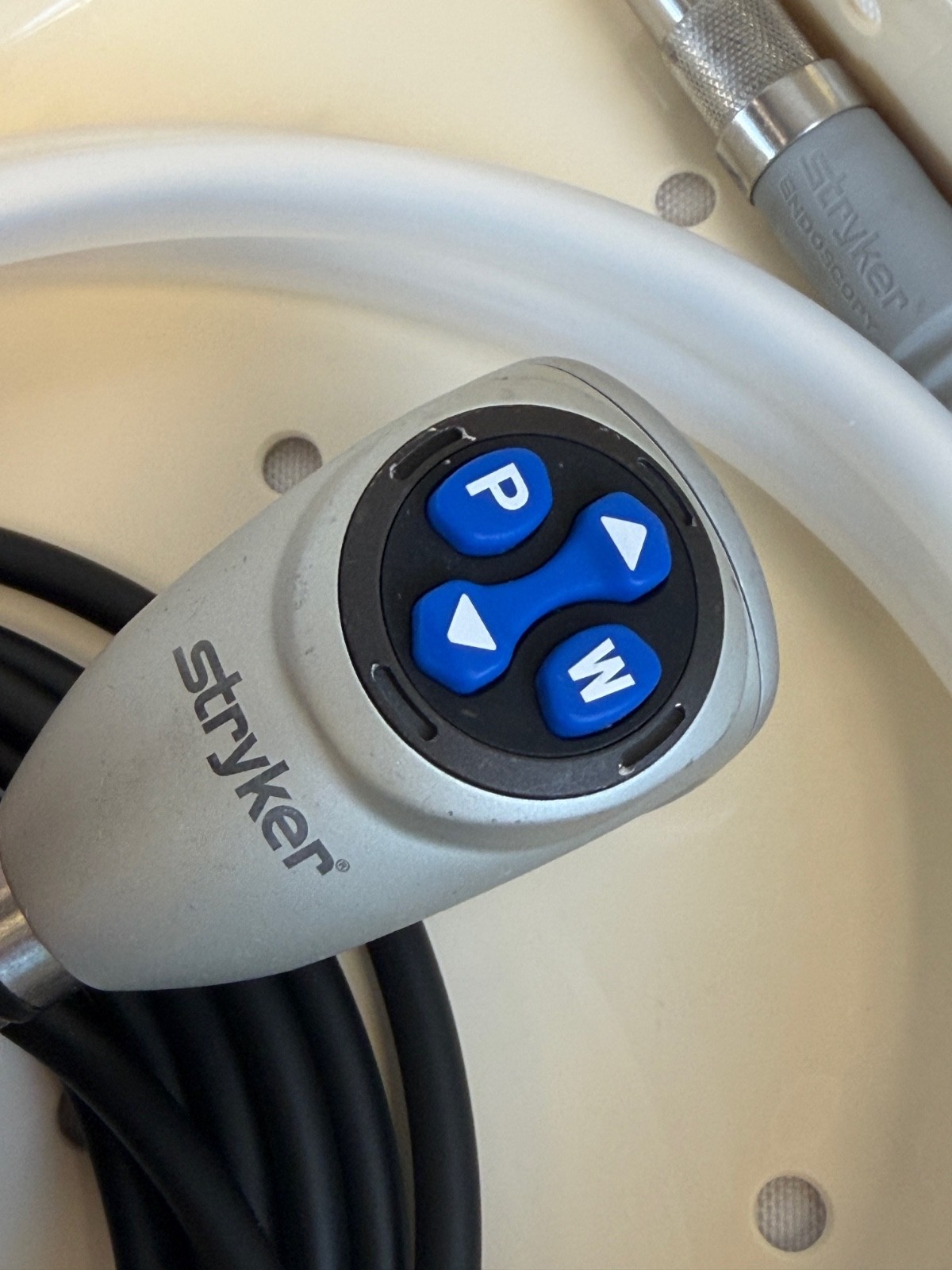 Stryker 1288 HD Camera Head & Coupler w/ Clear Light Cable & Sterilization Case