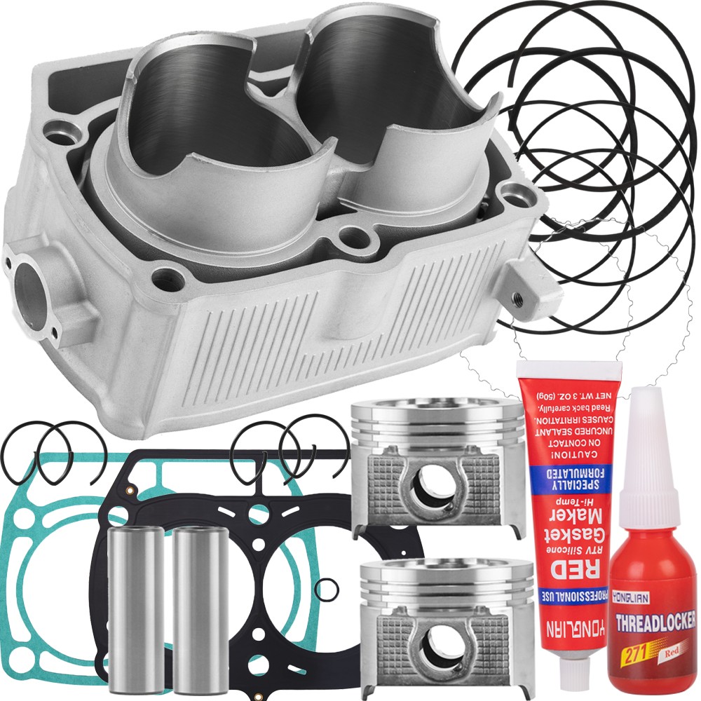 For Polaris Sportsman Ranger XP 700 Cylinder Pistons Gasket Top End Rebuild Kit