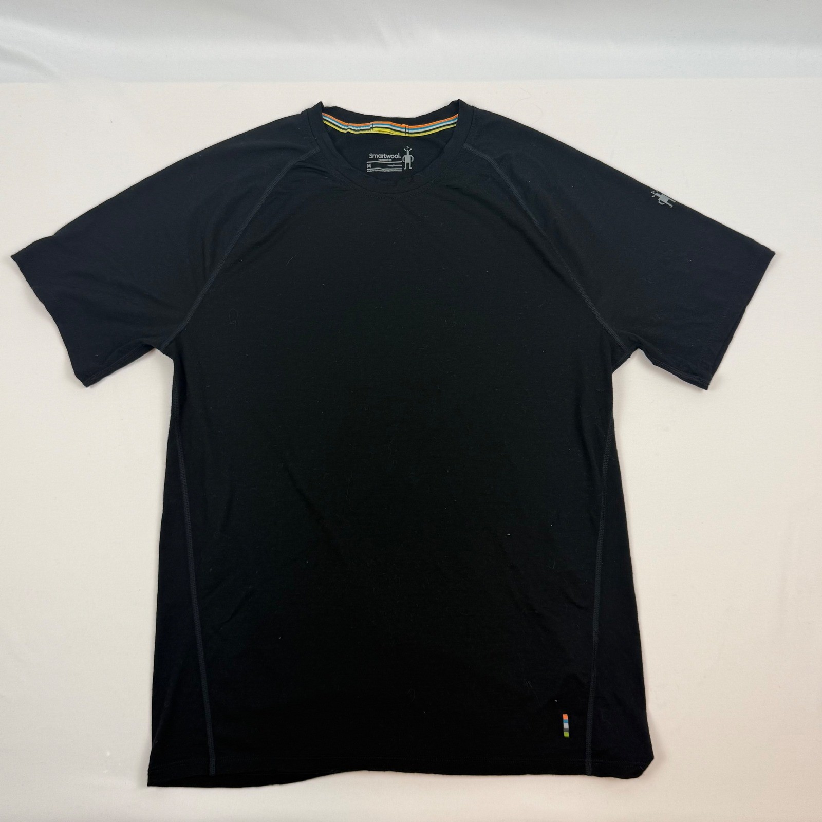 Smartwool Merino 150 Mens T Shirt Black Short Sleeve Crew Neck Size M